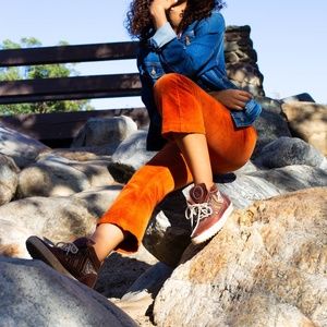 Inkkas: Brown Leather Camping Boot(W 8/M 6)